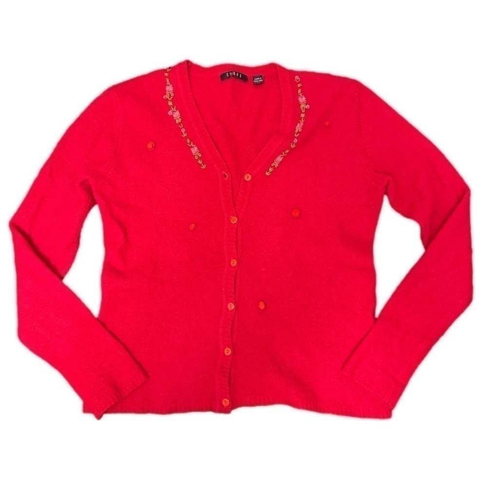 Cyrus Red Christmas Sweater Size M Medium